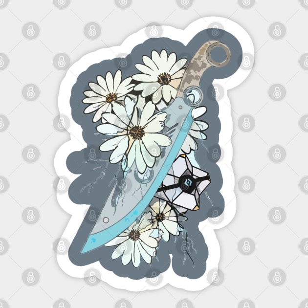 the Dancer's Blade Sticker by triotdesigns